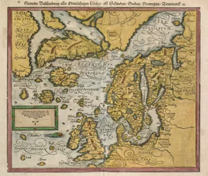 A Map of Iceland circa 1588